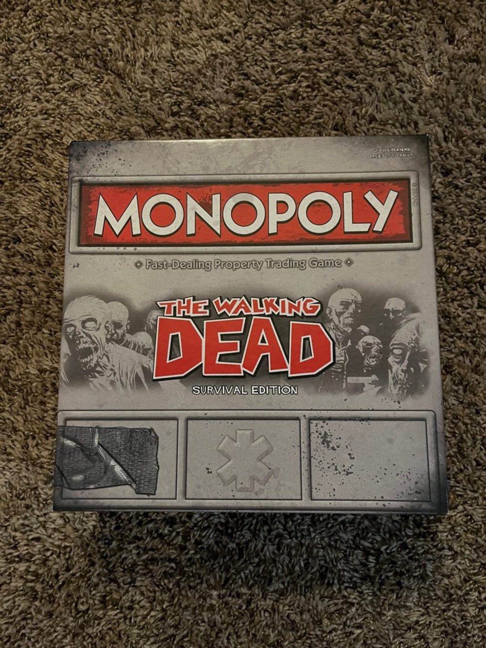 Monopoly The Walking Dead Survival Edition Board Game